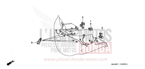 FAISCEAU DE CARENAGE GL1500SEV de 1997